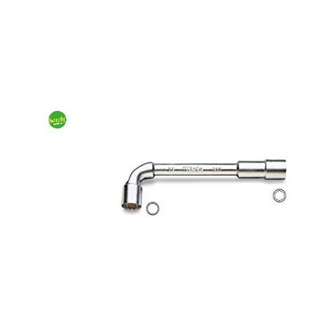 Chiave a pipa Beta doppia esagonale poligonale cromata ampiezza 19x19 mm