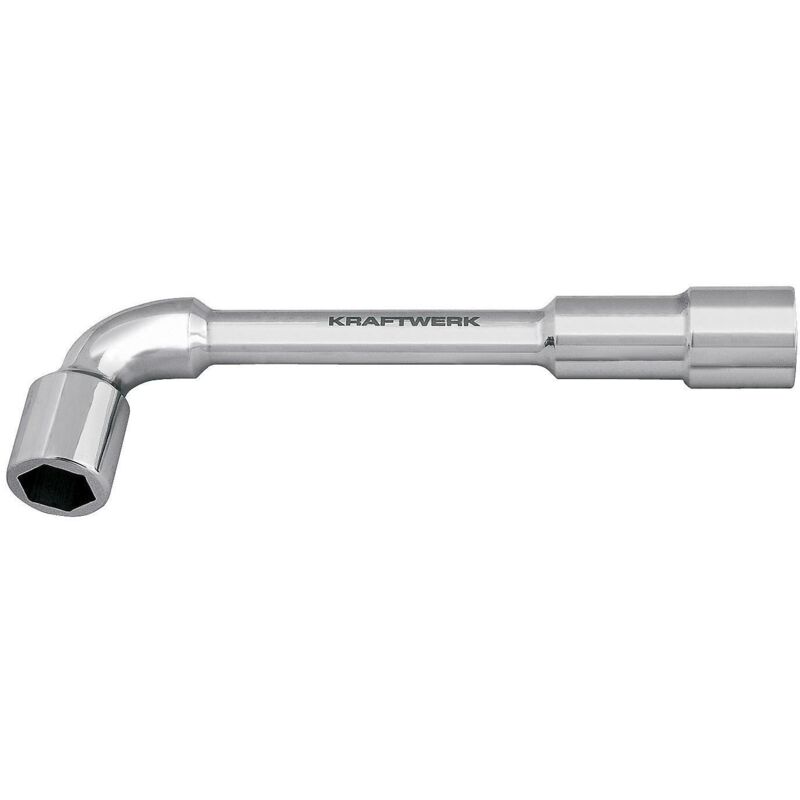 Chiave a pipa con gomito smussato e bocche esagonali 21 mm