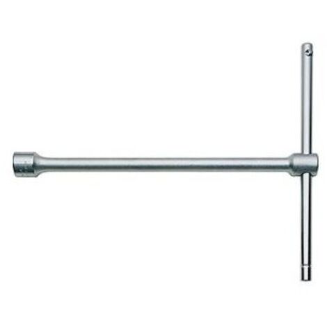 CHIAVE A T CON BOCCA ESAGONALE ASTA SCORREVOLE 275 24 MM
