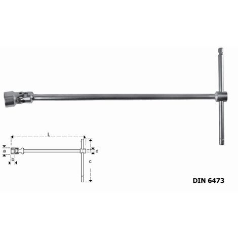 Chiave a T con Snodo 17 mm Maurer Plus