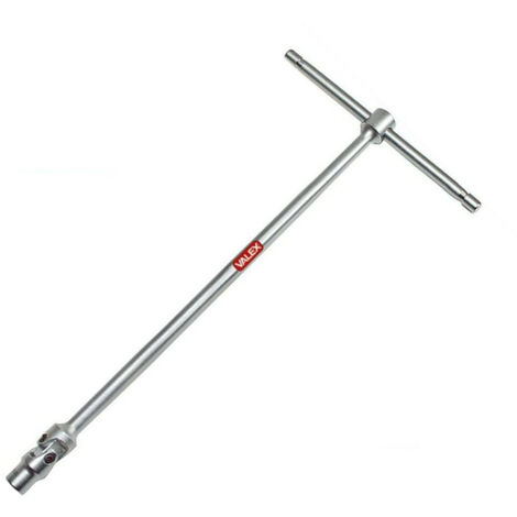 CHIAVE A T SNODATA 17mm BUSSOLA ESAGONALE 450 mm ASTA SCORREVOLE VALEX