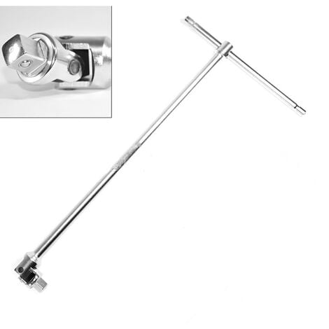 TOOLTEK CHIAVE A T SNODATA LUNGA BUSSOLE ATTACCO QUADRO 1/4″