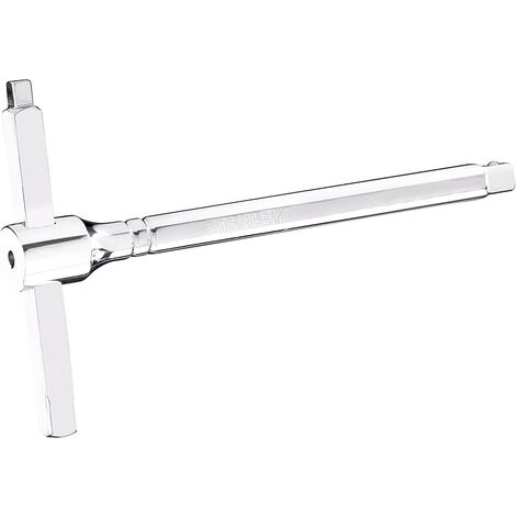CHIAVE A T UTENSILE MULTIUSO MULTIFUNZIONE AUTO 3 IN 1 ATTACCO 1/4" 3/8" STANLEY