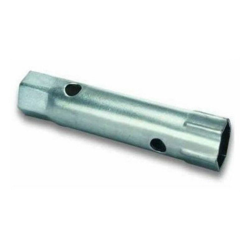 Image of Chiave - a tubo doppia esagonale in acciaio chiavi utensile tubolare varie misure misura: mm 12x13