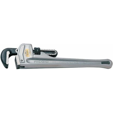 Chiave a tubo L.1200mm totale serraggio L.168mm per tubi 6 pollici Alu.RIDGID