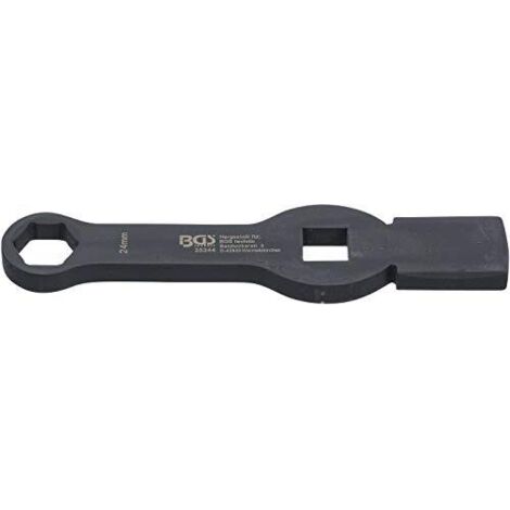 Chiave ad anello a percussione  esagonale  con 2 superfici a percussione  24 mm