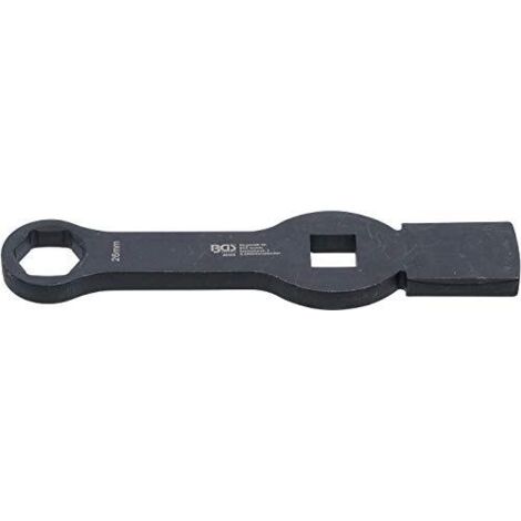 Chiave ad anello a percussione  esagonale  con 2 superfici a percussione  26 mm