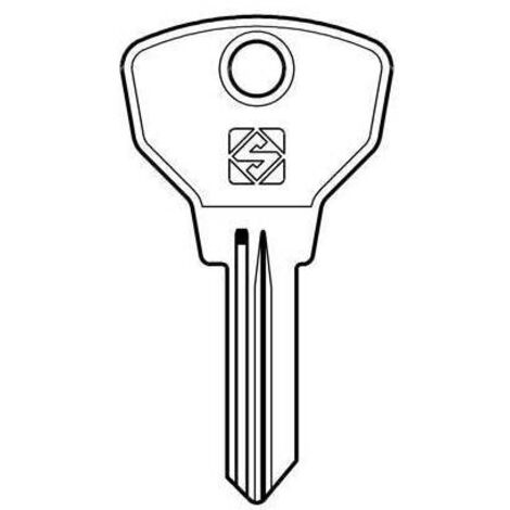 CHIAVE AUTO FIAT SIP10 SILCA - ACCIAIO NICHELATO - 5 pezzi