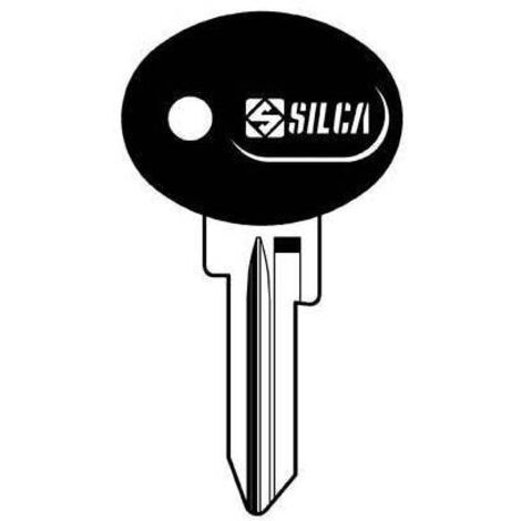 CHIAVE AUTO PIAGGIO WO1RP SILCA - OTTONE NICHELATO - 5 pezzi