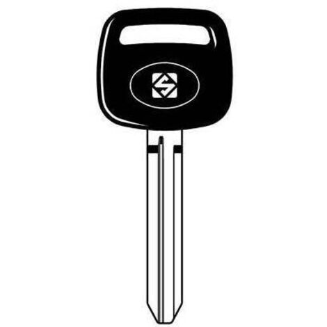 CHIAVE AUTO TOYOTA TOY43RP SILCA - OTTONE NICHELATO - 2 pezzi