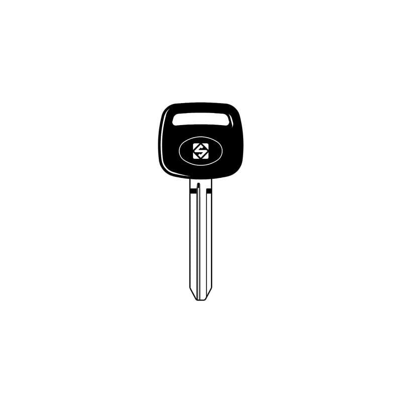 Chiave auto toyota toy43rp Silca ottone nichelato