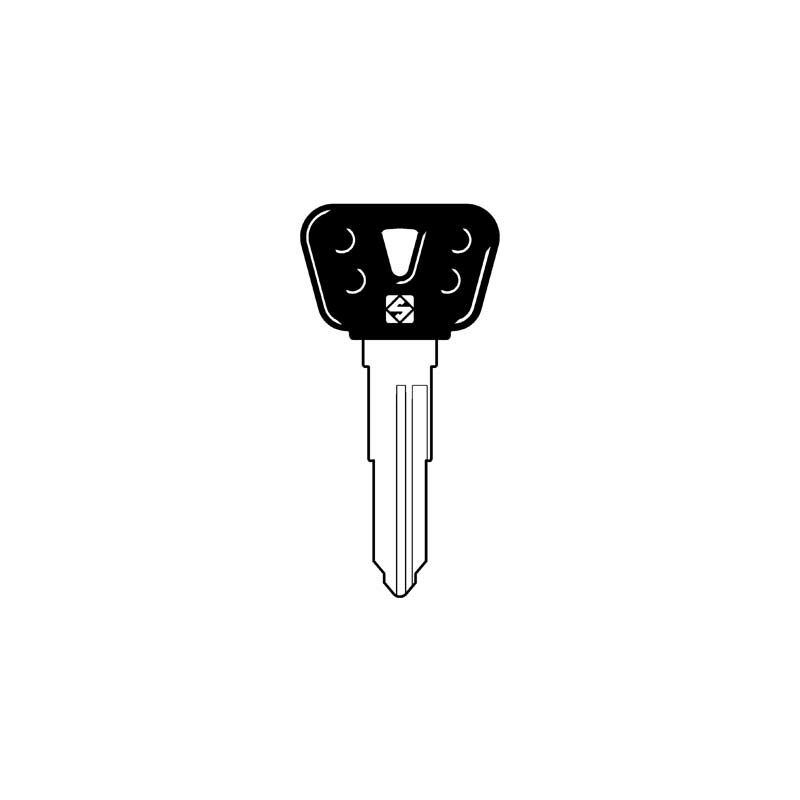 Chiave auto yamaha yh29bp Silca acciaio nichelato