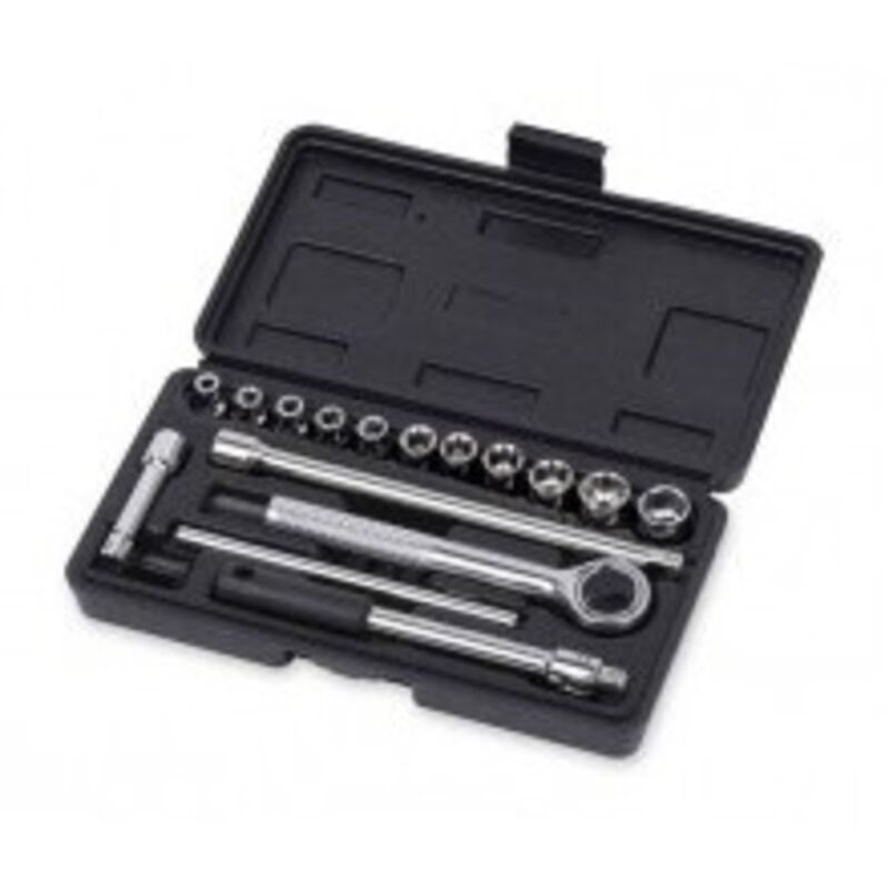 Bussole e punte 1/4'' - Set da 16 pezzi Caratteristiche Set da 16 pezzi