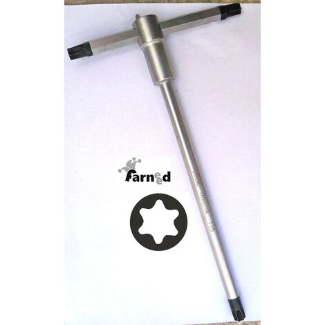 CHIAVE CHIAVI A T TORX T20 PROFESSIONALE PROFESSIONALI CHROME VANADIUM