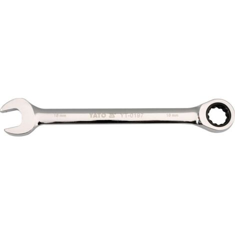 CHIAVE COMBINATA A CRICCHETTO 18MM - YT-0199