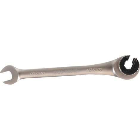 Chiave combinata a cricchetto  con bocca aperta  10 mm