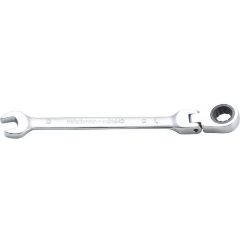 Chiave combinata a cricchetto  regolabile  8 mm