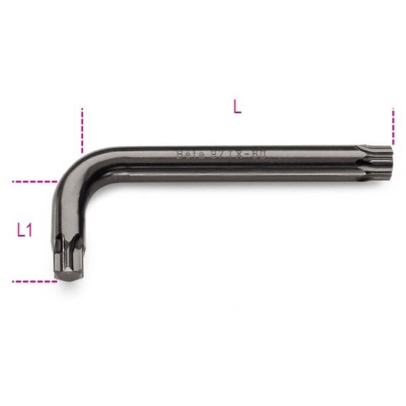 Chiavi Maschio Piegate Per Viti Con Impronta Torx T50 Brunite Art. ...