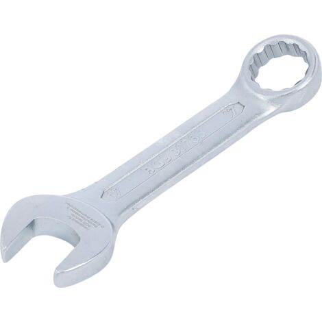 Chiave combinata anello-forchetta, extra corta  17 mm