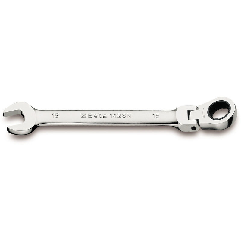 Image of Beta - 142SN chiave a cricchetto testa snodata 18 mm forchetta chiavi