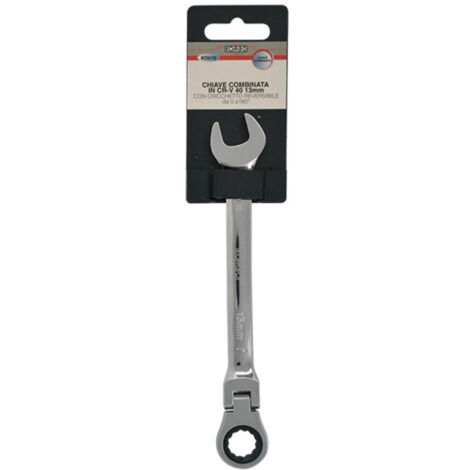 Chiave Combinata in CR-V da 13 mm con Occhiello da 13 Orientabile