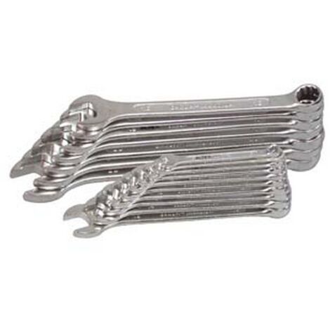 Chiave combinata in serie professionale - Specifiche: in serie pz.12 da 6x6 a mm 22x22