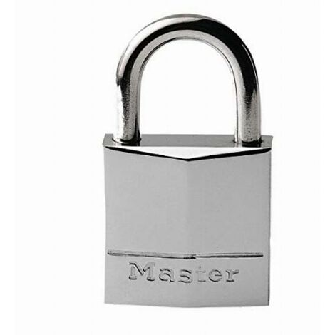 chiave del lucchetto Master Lock in ottone Grigio 17 x 30 mm