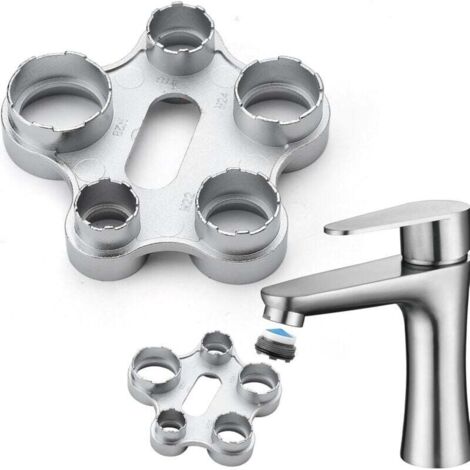 Chiave di servizio universale, aeratore, chiave di servizio, aeratore, chiave di montaggio, aeratore, chiave di montaggio per M16 / M18 / M22 / M24 / M28 - Chiave universale per ugelli di miscelazione