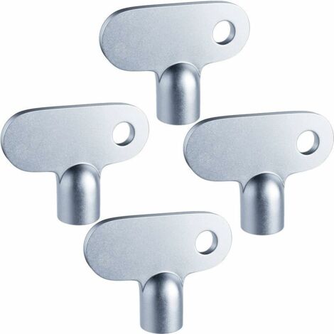 Chiave di spurgo del radiatore, 4 pezzi Chiave di spurgo del radiatore, Tappo di spurgo, Chiave di spurgo della valvola, Chiave di spurgo del radiatore di riscaldamento, Chiave di riscaldamento per va