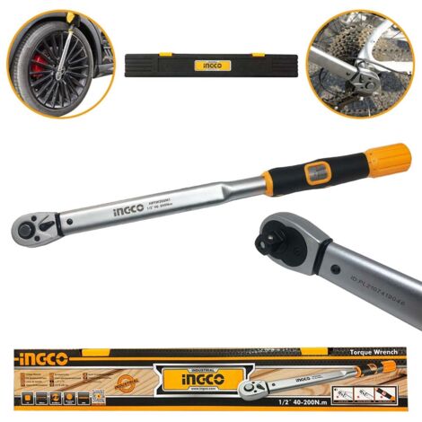 Chiave dinamometrica 40 - 200 nm 53 cm - Ingco HPTW200N1