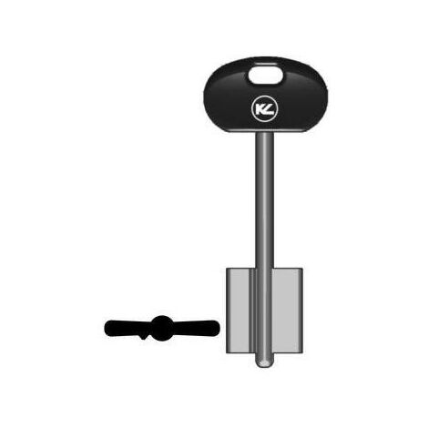 CHIAVE DOPPIA MAPPA 5MOP NERO PLAST.