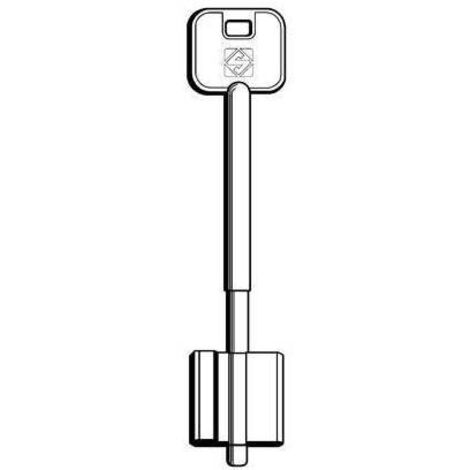 CHIAVE DOPPIA MAPPA CR 5R11 SILCA - OTTONE NICHELATO - 5 pezzi