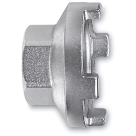 Chiave estrattore per ruote libere BMX a 4 innesti nichelata art 3984/1