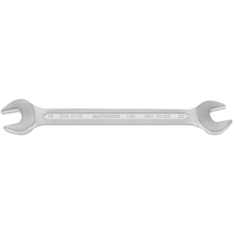 chiave fissa matador 01001922 testa inclinata 15 gradi acciaio