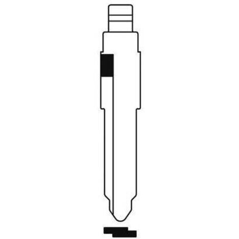 CHIAVE FLIP AUTO MAZDA MAZ24RCH SILCA - OTTONE NICHELATO - 1 pezzo