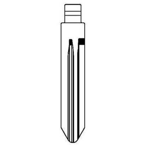 CHIAVE FLIP AUTO NISSAN NSN14CH SILCA - OTTONE NICHELATO - 1 pezzo