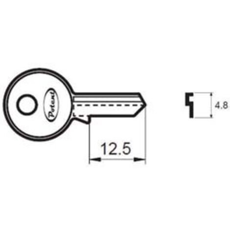 CHIAVE GREZZA K2715/20 R1 - 10 pezzi POTENT