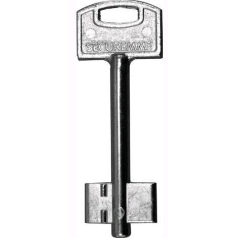 CHIAVE Grezza SECUREMME DOPPIA MAPPA Mod. B 68/35/11 67 mm
