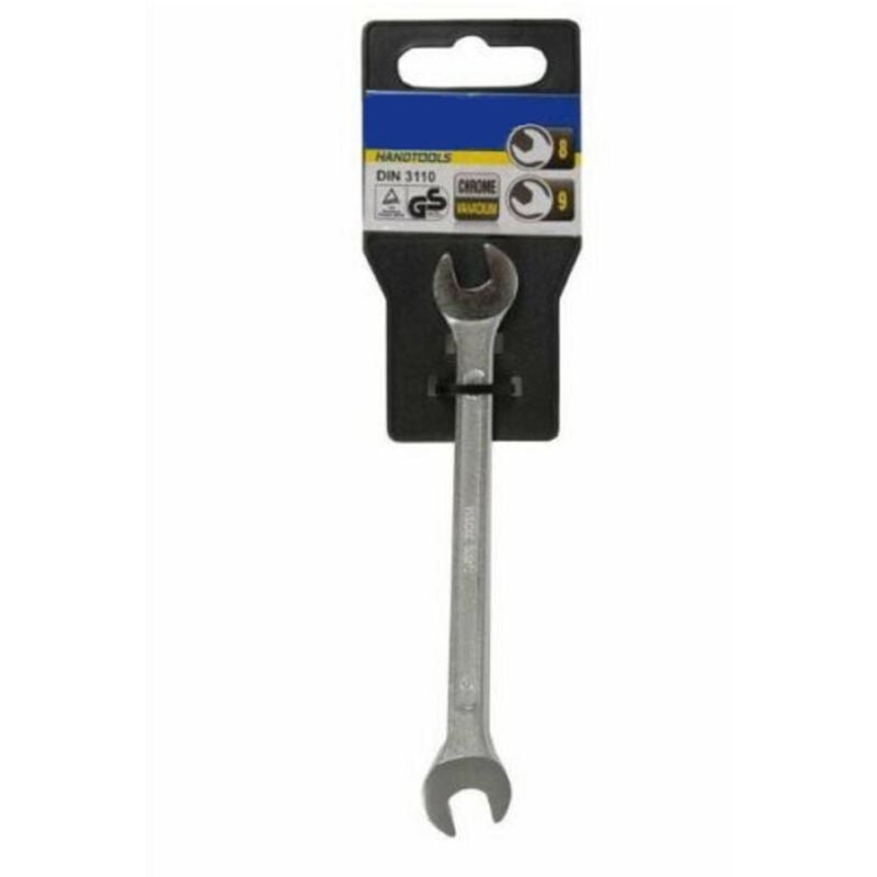 Trade Shop Traesio - Chiave Inglese 8 / 9 Mm Chrome Vanadium Chiavi Attrezzo Da Lavoro -