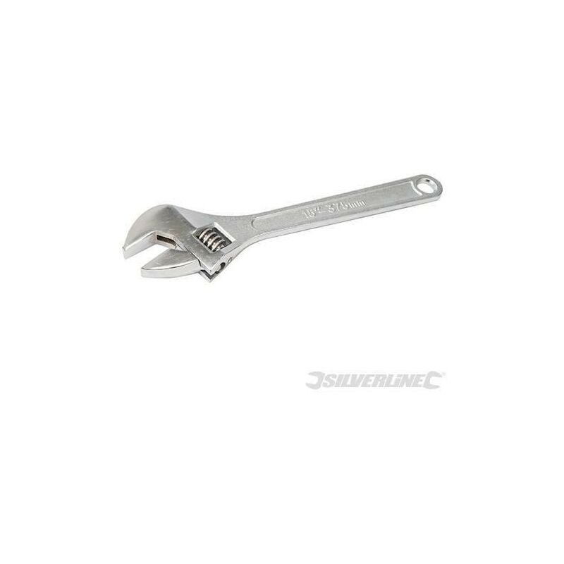 Silverline - Chiavi regolabili a rullino in acciaio ingegneria meccanica Offerta 250 mm - apertura 27 mm