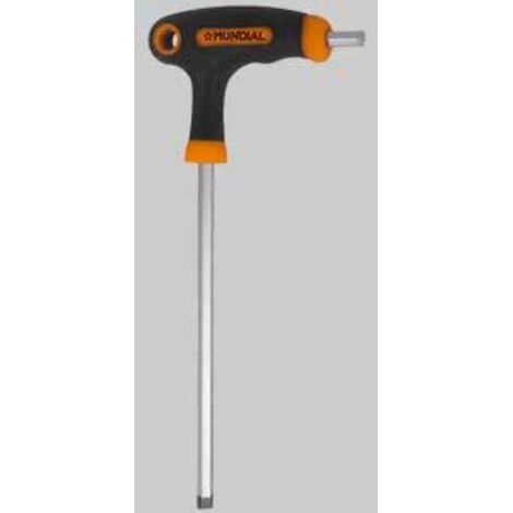 Chiave maschio esagonale con impugnatura a t mundial 6 mm