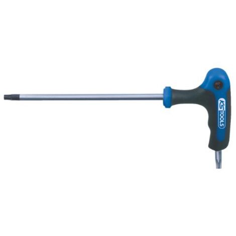 Chiave maschio piegata Torx a T c.foro TB20