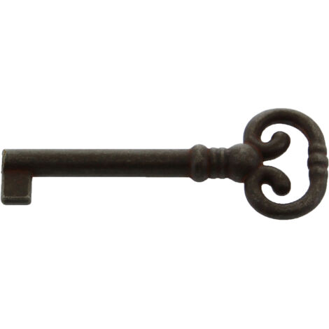 CHIAVE P/MOBILI 33007 29X74 MM FERRO VECCHIO- METAL STYLE- 25,0 pz