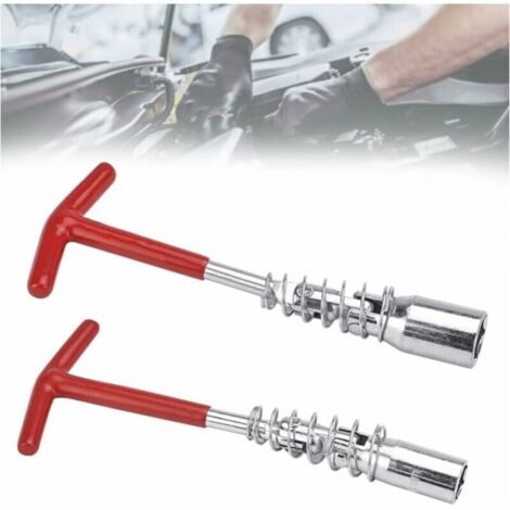 Chiave per candele da 16 mm e 21 mm in 2 pezzi, chiave per candele per motociclette, chiave per candele per auto, chiave per candele per tosaerba, cappuccio per candele per candele del motore