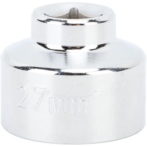 Chiave per filtro olio, bussola a 6 denti, strumento di rimozione del tappo di ricambio per Kia K5 27 mm/1,06 pollici.
