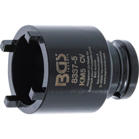 BGS 9535 Chiave A Gradini Per Valvole Radiatori – 4 Misure, Attacco 12,5 Mm (1/2″), In Acciaio Cromo Vanadio