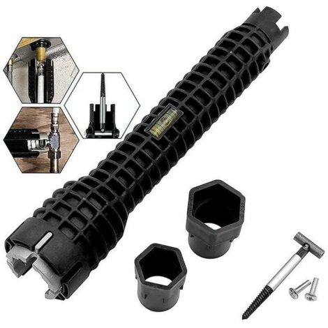 Mizikuu Chiave Per Lavabo, 14 In 1 Chiave Strumento Di - Foto 7