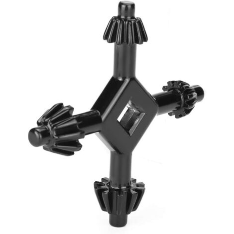 Chiave per mandrino trapano 4 in 1, acciaio 45 Chiave per mandrino trapano multifunzionale 4 in 1, utensile di perforazione portatile adatto, per serrare e allentare il mandrino