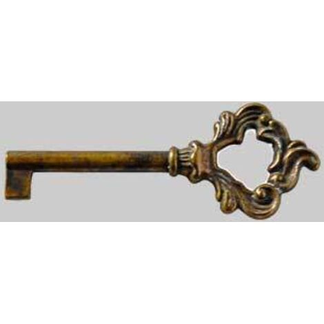 Chiave per mobili 7009 31x81 mm - patinato antico