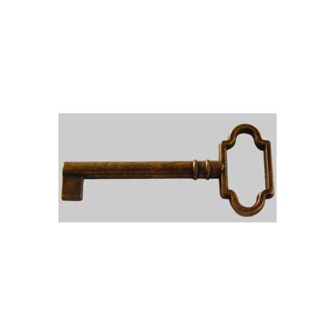 Chiave per mobili 7010 31x67 mm - patinato antico